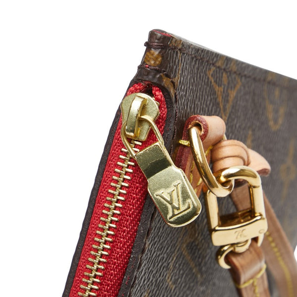 ルイ ヴィトン モノグラム ネヴァーフルMM 付属品ポーチ ポーチ M40997 ブラウン PVC レザー レディース LOUIS VUITTON 【中古】