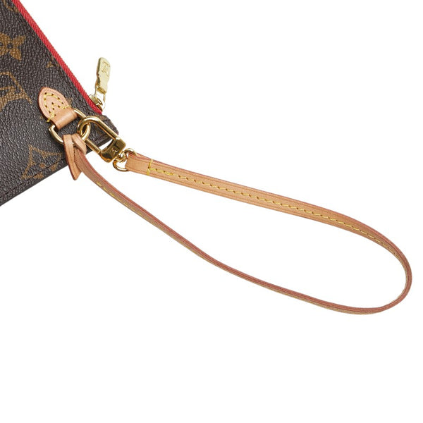 ルイ ヴィトン モノグラム ネヴァーフルMM 付属品ポーチ ポーチ M40997 ブラウン PVC レザー レディース LOUIS VUITTON 【中古】