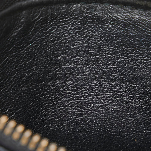 グッチ GGマーモント カードケース コインケース ブラック レザー レディース GUCCI 【中古】