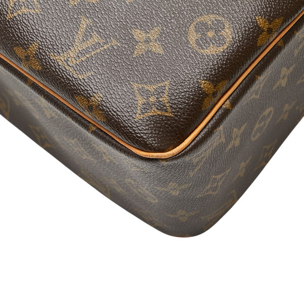 ルイ ヴィトン モノグラム シテGM ショルダーバッグ M51181 ブラウン PVC レザー レディース LOUIS VUITTON 【中古】
