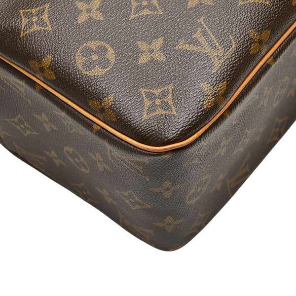 ルイ ヴィトン モノグラム シテGM ショルダーバッグ M51181 ブラウン PVC レザー レディース LOUIS VUITTON 【中古】
