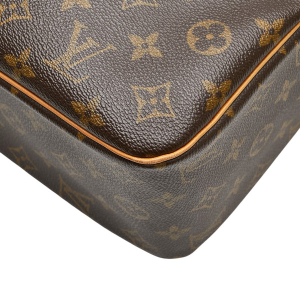 ルイ ヴィトン モノグラム シテGM ショルダーバッグ M51181 ブラウン PVC レザー レディース LOUIS VUITTON 【中古】