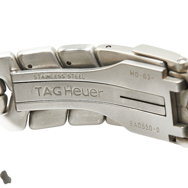 タグホイヤー リンク 腕時計 WT1110 クオーツ ブラック文字盤 ステンレススチール メンズ TAG HEUER 【中古】