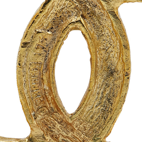 シャネル ココマーク ブローチ ゴールド メッキ ラインストーン レディース CHANEL 【中古】