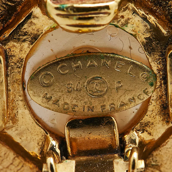 シャネル ヴィンテージ イヤリング ゴールド フェイクパール メッキ レディース CHANEL 【中古】