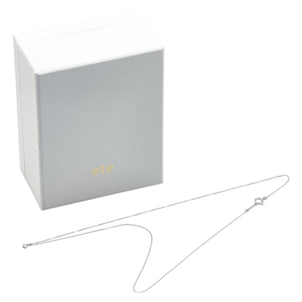 エテ 1P ペンダントネックレス Pt850 プラチナ レディース ete 【中古】
