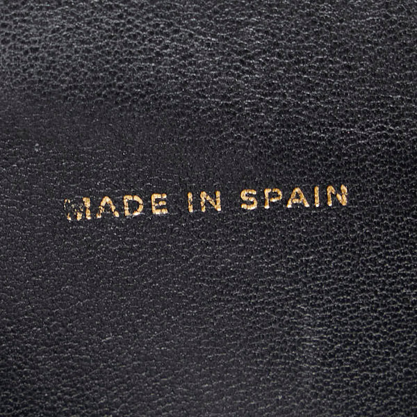 シャネル ココマーク Wホック 二つ折り財布 A13496 ブラック キャビアスキン レディース CHANEL 【中古】