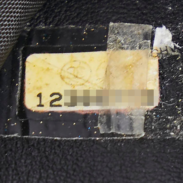 シャネル ココマーク Wホック 二つ折り財布 A13496 ブラック キャビアスキン レディース CHANEL 【中古】