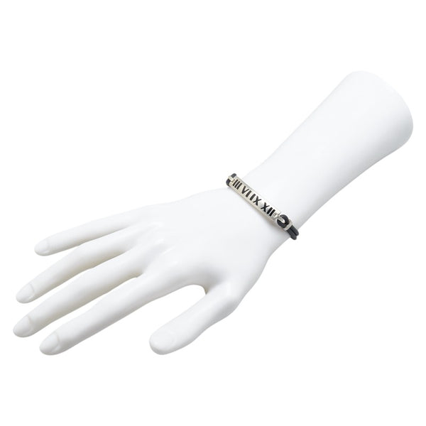 ティファニー アトラス ニューメリック ブレスレット SV925 シルバー ラバー レディース TIFFANY&Co. 【中古】
