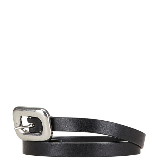ボッテガヴェネタ ベルト サイズ：S ブラック レザー レディース BOTTEGAVENETA 【中古】