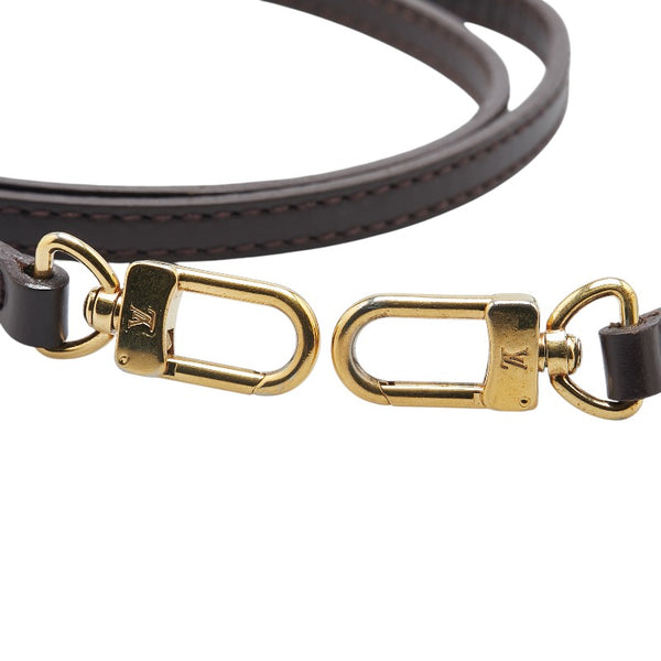 ルイ ヴィトン ショルダーストラップ ブラウン レザー レディース LOUIS VUITTON 【中古】
