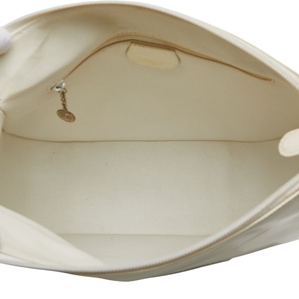 グッチ インターロッキングG ハンドバッグ 001 1364 ホワイト レザー レディース GUCCI 【中古】