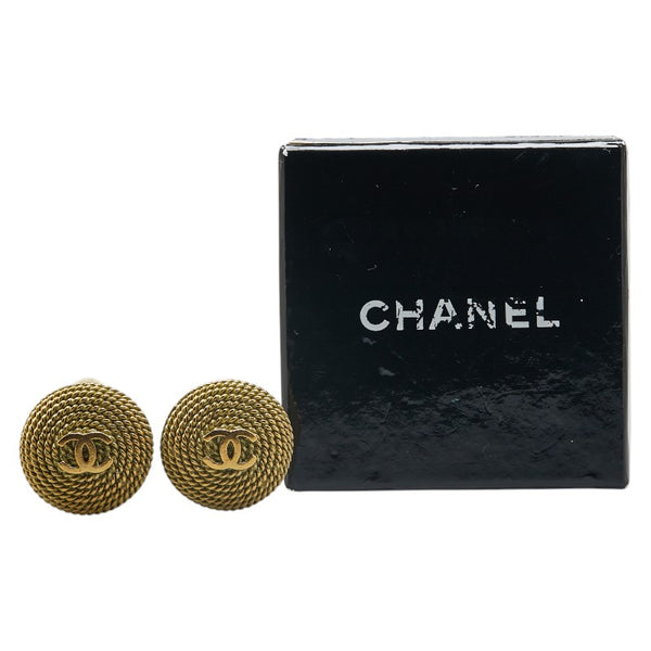 シャネル ヴィンテージ ココマーク イヤリング ゴールド メッキ レディース CHANEL 【中古】