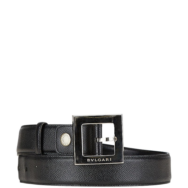 ブルガリ ベルト ブラック レザー レディース BVLGARI 【中古】