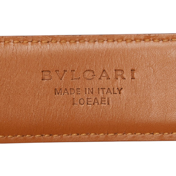 ブルガリ ベルト ブラウン レザー レディース BVLGARI 【中古】
