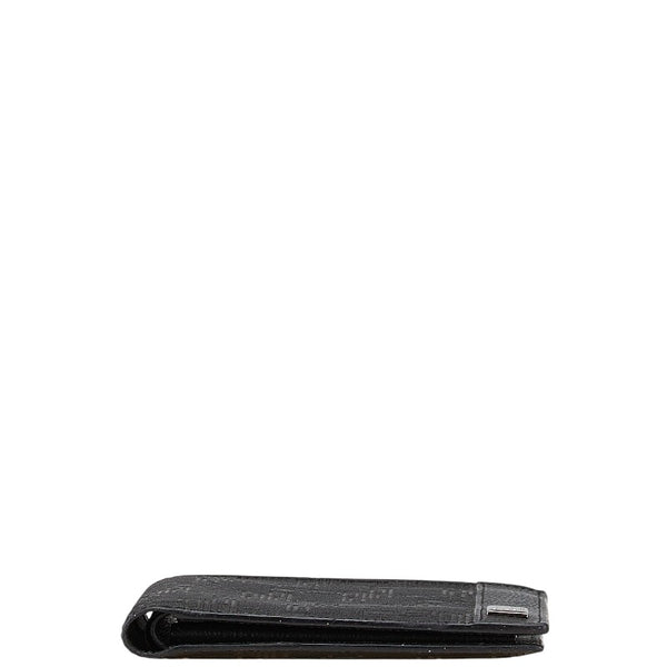 ダンヒル ディーエイト 二つ折り財布 ブラック PVC レザー メンズ Dunhill 【中古】