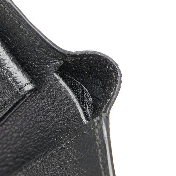 ダンヒル ディーエイト 二つ折り財布 ブラック PVC レザー メンズ Dunhill 【中古】