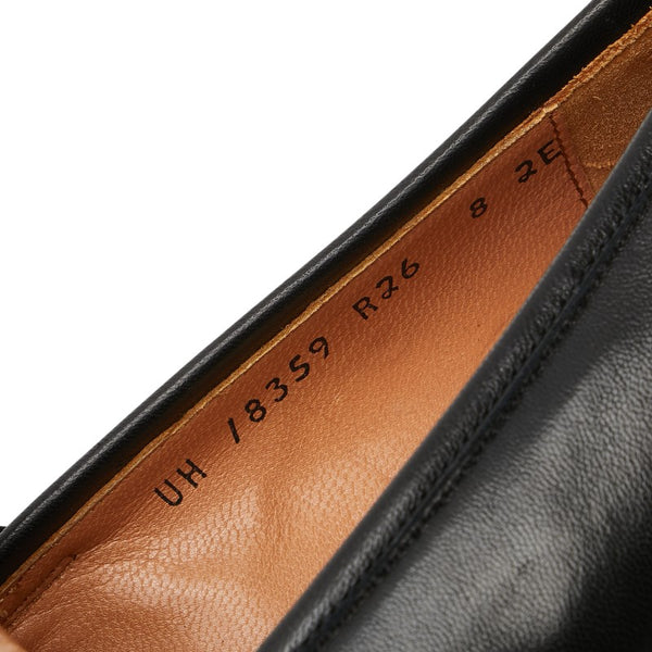 サルヴァトーレフェラガモ ガンチーニ ローファー サイズ：8 ブラック レザー メンズ Salvatore Ferragamo 【中古】