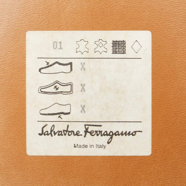 サルヴァトーレフェラガモ ガンチーニ ローファー サイズ：8 ブラック レザー メンズ Salvatore Ferragamo 【中古】