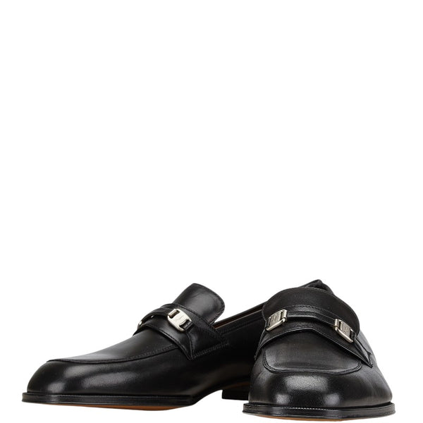 サルヴァトーレフェラガモ ガンチーニ ローファー サイズ：8 ブラック レザー メンズ Salvatore Ferragamo 【中古】