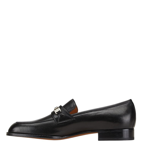 サルヴァトーレフェラガモ ガンチーニ ローファー サイズ：8 ブラック レザー メンズ Salvatore Ferragamo 【中古】