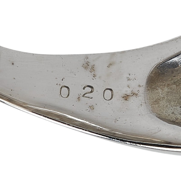 K18WG ホワイトゴールド ダイヤ0.20ct リング 指輪 レディース 15.5号 【中古】