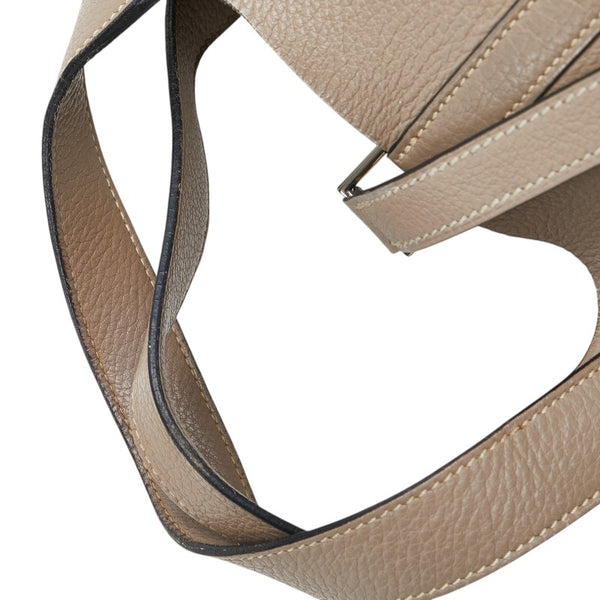 エルメス ピコタンPM ハンドバッグ エトゥープ グレー トリヨンクレマンス レディース HERMES 【中古】