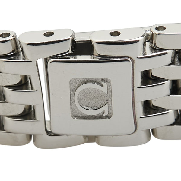 オメガ デビル プレステージ 腕時計 424.10.24.60.01.001 クオーツ ブラック文字盤 ステンレススチール レディース OMEGA 【中古】