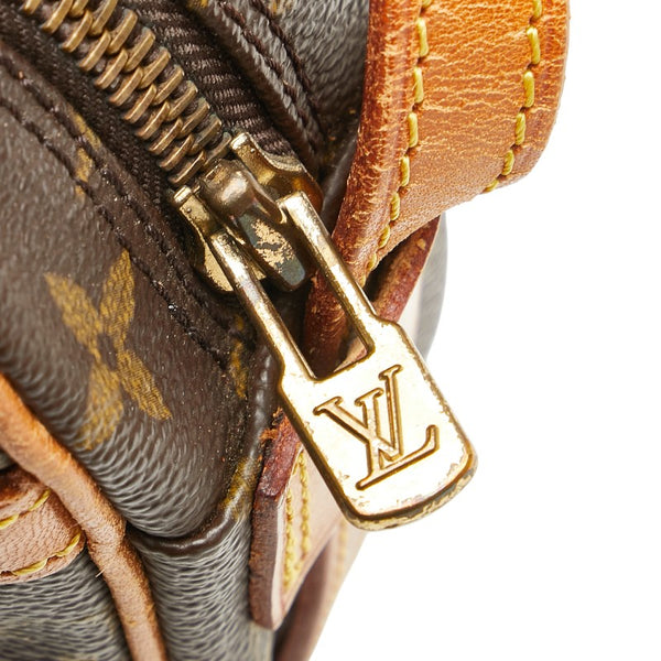 ルイ ヴィトン モノグラム ジュヌフィーユMM 斜め掛け ショルダーバッグ M51226 ブラウン PVC レザー レディース LOUIS VUITTON 【中古】