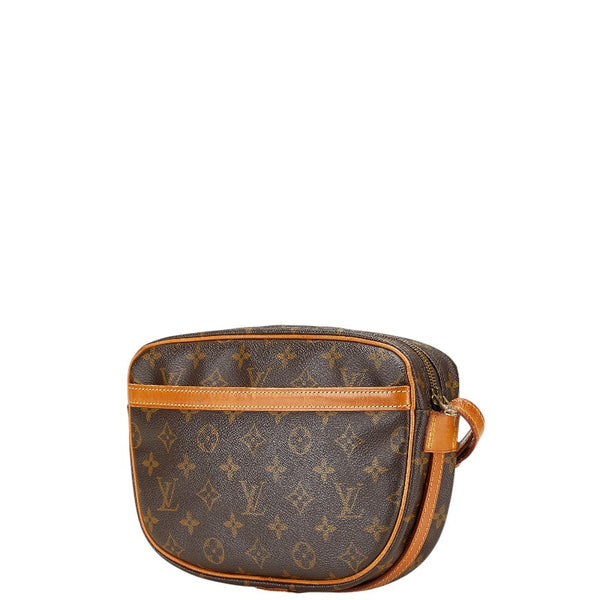 ルイ ヴィトン モノグラム ジュヌフィーユMM 斜め掛け ショルダーバッグ M51226 ブラウン PVC レザー レディース LOUIS VUITTON 【中古】