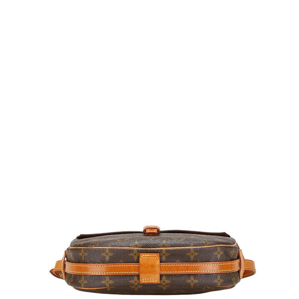 ルイ ヴィトン モノグラム ジュヌフィーユMM 斜め掛け ショルダーバッグ M51226 ブラウン PVC レザー レディース LOUIS VUITTON 【中古】