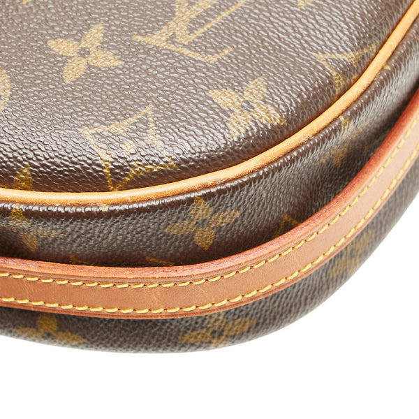 ルイ ヴィトン モノグラム ジュヌフィーユMM 斜め掛け ショルダーバッグ M51226 ブラウン PVC レザー レディース LOUIS VUITTON 【中古】