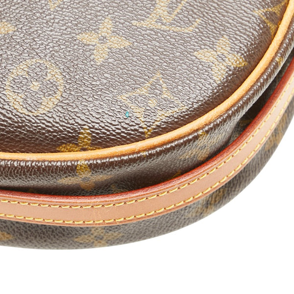 ルイ ヴィトン モノグラム ジュヌフィーユMM 斜め掛け ショルダーバッグ M51226 ブラウン PVC レザー レディース LOUIS VUITTON 【中古】