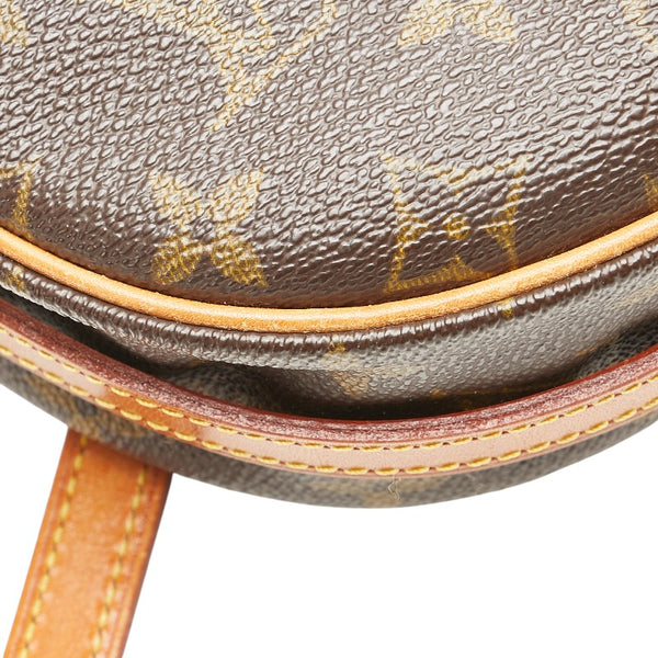 ルイ ヴィトン モノグラム ジュヌフィーユMM 斜め掛け ショルダーバッグ M51226 ブラウン PVC レザー レディース LOUIS VUITTON 【中古】
