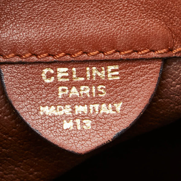 セリーヌ ショルダーバッグ ブラウン レザー レディース CELINE 【中古】