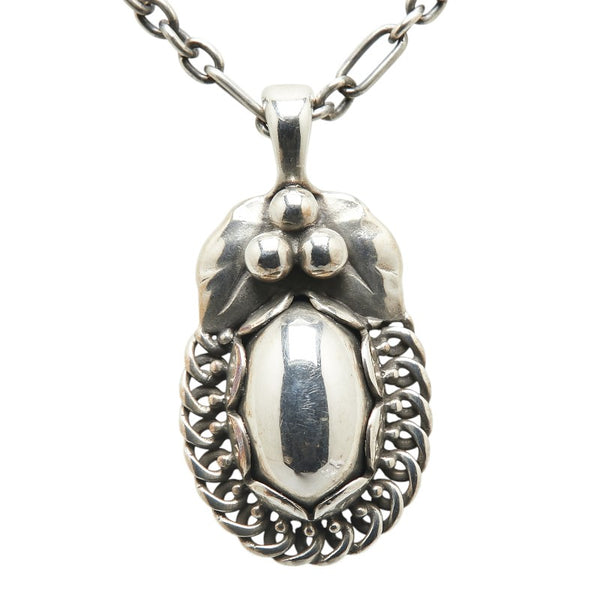 ジョージジェンセン 1992 イヤー ネックレス SV925 シルバー レディース Georg Jensen 【中古】