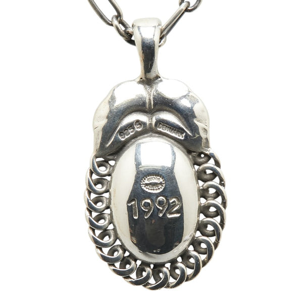 ジョージジェンセン 1992 イヤー ネックレス SV925 シルバー レディース Georg Jensen 【中古】
