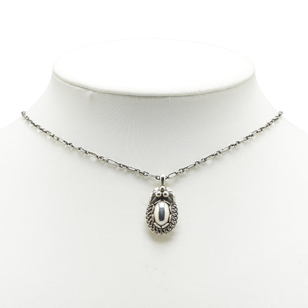 ジョージジェンセン 1992 イヤー ネックレス SV925 シルバー レディース Georg Jensen 【中古】