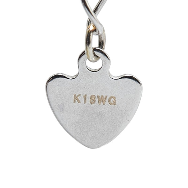 K18WG ホワイトゴールド シェル ブレスレット レディース 【中古】