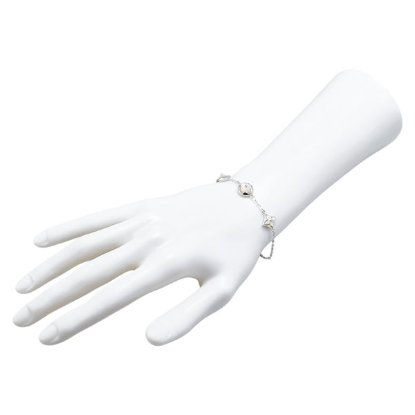 K18WG ホワイトゴールド シェル ブレスレット レディース 【中古】