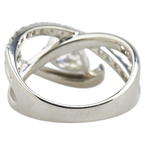 Pt900 プラチナ ダイヤ1.013ct ダイヤ0.36ct リング 指輪 レディース 13号 【中古】