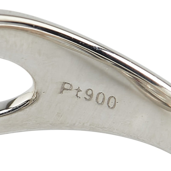 Pt900 プラチナ ダイヤ1.013ct ダイヤ0.36ct リング 指輪 レディース 13号 【中古】