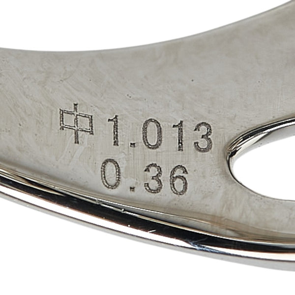 Pt900 プラチナ ダイヤ1.013ct ダイヤ0.36ct リング 指輪 レディース 13号 【中古】