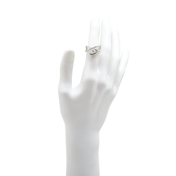 Pt900 プラチナ ダイヤ1.013ct ダイヤ0.36ct リング 指輪 レディース 13号 【中古】
