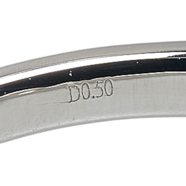 Pt950 プラチナ ダイヤ0.50ct リング 指輪 レディース 12号 【中古】