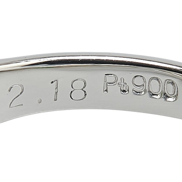Pt900 プラチナ ヒスイ2.18ct ダイヤ0.58ct リング 指輪 レディース 11号 【中古】