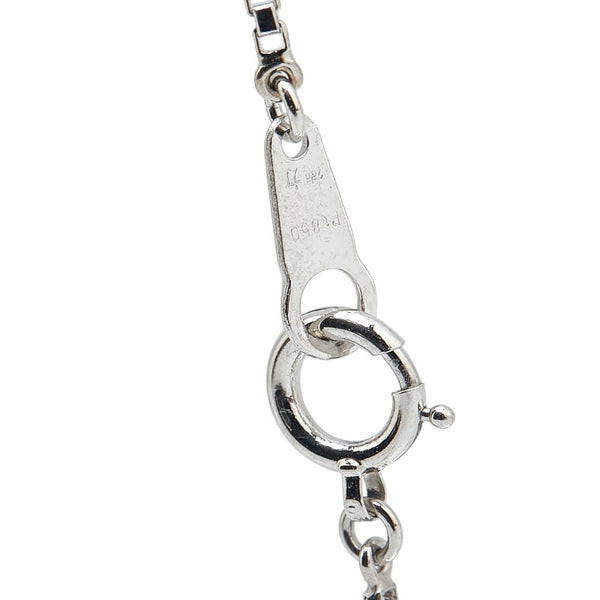 Pt900 プラチナ Pt850 プラチナ エメラルド1.305ct ダイヤ0.83ct ペンダントネックレス レディース 【中古】