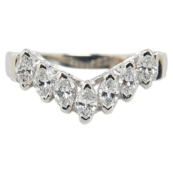 Pt900 プラチナ ダイヤ0.61ct リング 指輪 レディース 9.5号 【中古】