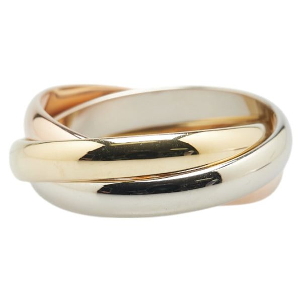 カルティエ トリニティ リング 指輪 #56 K18YG イエローゴールド K18WG ホワイトゴールド K18PG ピンクゴールド レディース CARTIER 【中古】