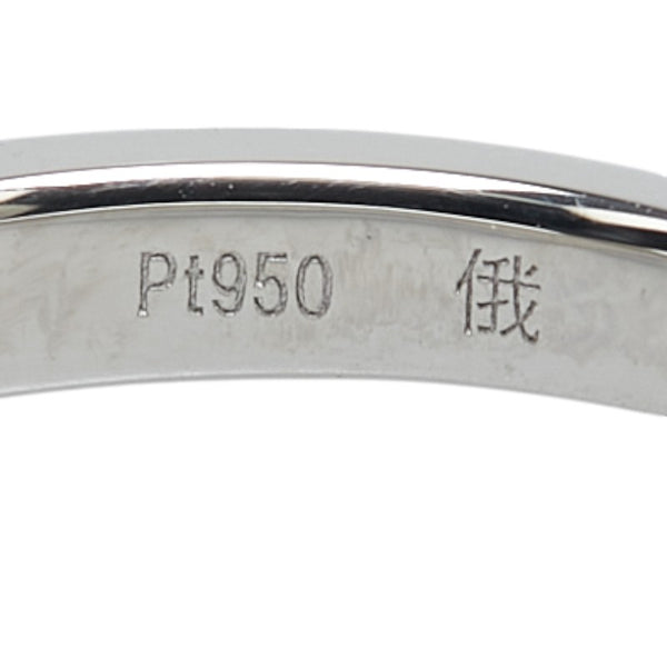 Pt950 プラチナ ダイヤ 俄 NIWAKA リング 指輪 レディース 6.5号 【中古】
